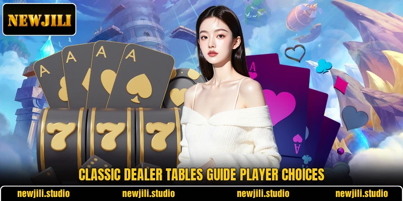 Classic dealer tables guide player choices