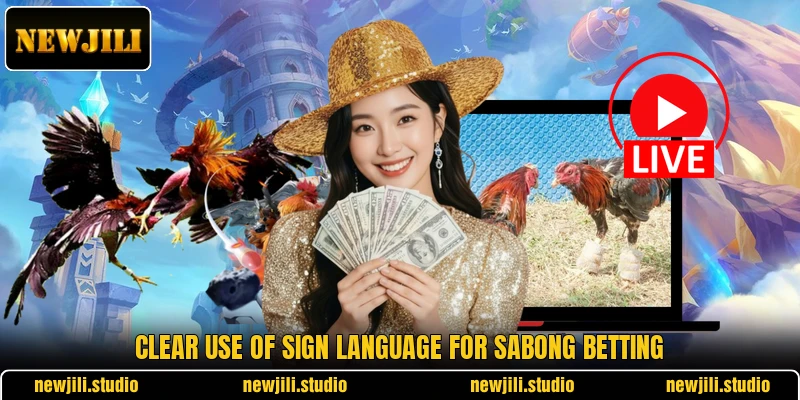 Clear use of sign language for sabong betting Clear use of sign language for sabong betting