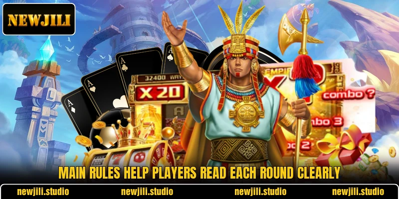 Main rules help players read each round clearly