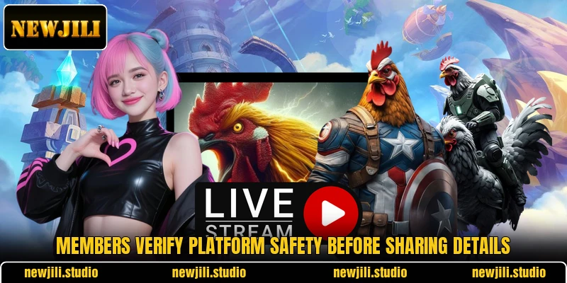 Members verify platform safety before sharing details Members verify platform safety before sharing details