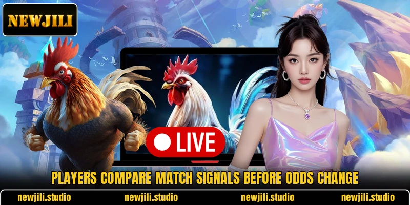 Players compare match signals before odds change