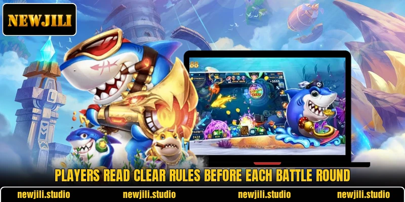 Players read clear rules before each battle round Players read clear rules before each battle round