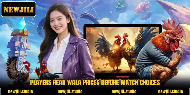 Players read Wala prices before match choices