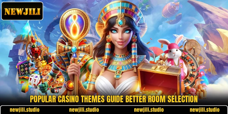 Popular casino themes guide better room selection