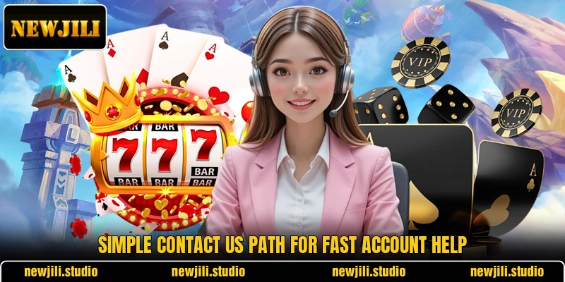 Simple contact us path for fast account help Simple contact us path for fast account help