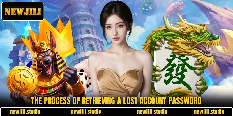 The process of retrieving a lost account password